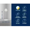 Beper P201UTP302 επαναφορτιζόμενο φωτιστικό ανάγνωσης, χειρισμός αφής, 2,3 W, μαγνητική βάση/κλιπ/βάση τοίχου