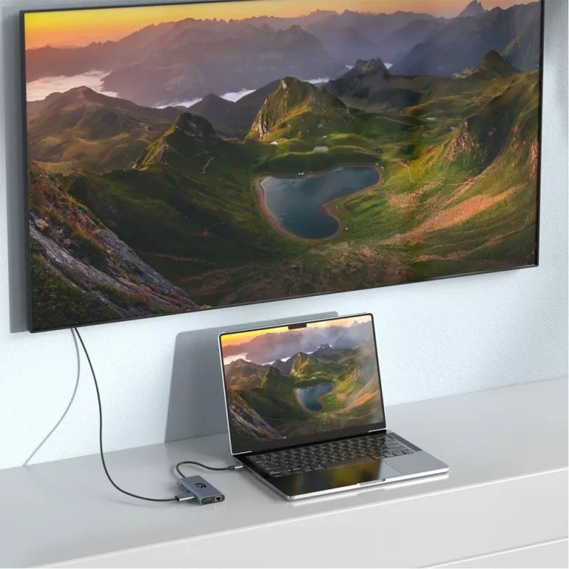 USB-C 11-in-1 adapter Hawk HW-HUB1101 — multiport hub με 11 θύρες