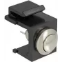 Συνδετήρας καλωδίου Keystone DeLOCK 86402 LED μαύρο ανοξείδωτο ατσάλι