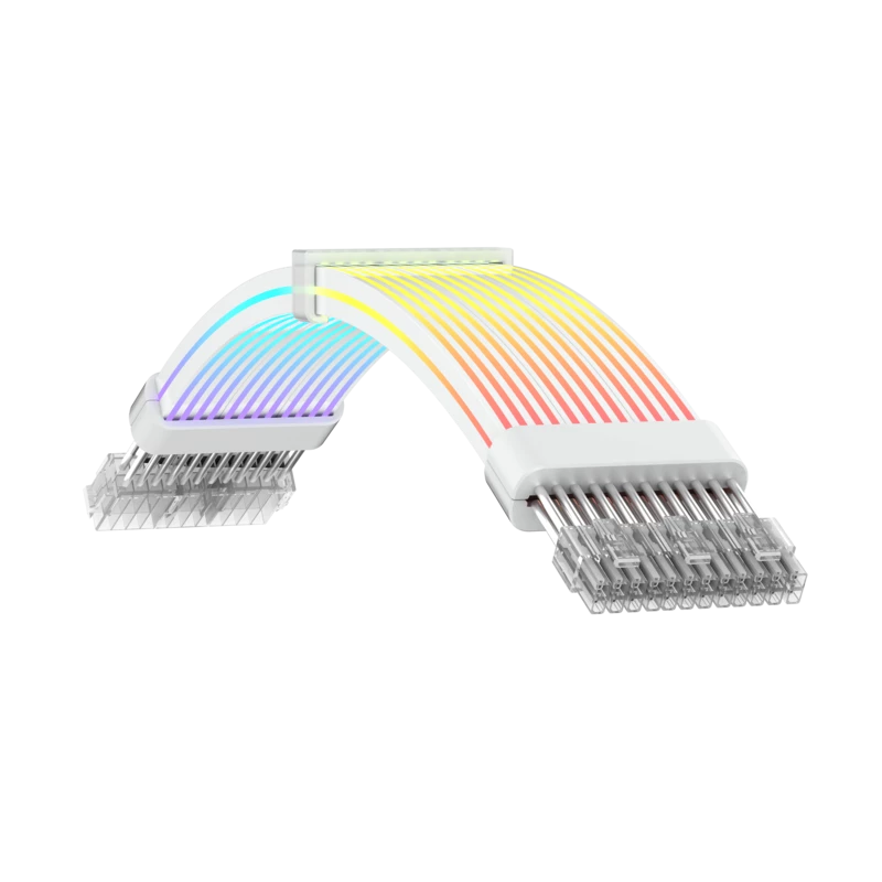 Gamemax Καλώδιο επέκτασης τροφοδοτικού VGA 3x8PIN-W, Λευκό