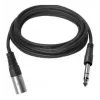 Vivolink PROAUDXLRJACKS0.5 Καλώδιο ήχου 0,5 m XLR 6,35 mm Μαύρο