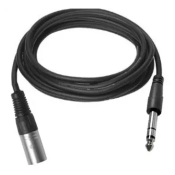 Vivolink PROAUDXLRJACKS0.5 Καλώδιο ήχου 0,5 m XLR 6,35 mm Μαύρο