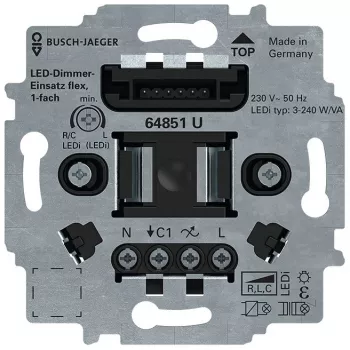Busch-Jaeger LED Μονάδα ροοστάτη αφής flex 64851 U (2CKA006500A0012)