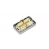Πρίζα σύνδεσης Extralink CAT6 STP, Σύνδεσμος διέλευσης, Ασημί