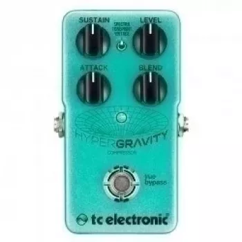 Compressor pedal TC Electronic HyperGravity Compressor True Bypass συμπαγής σχεδιασμός