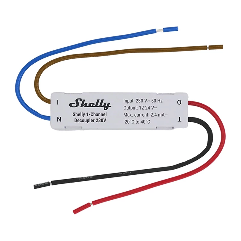 Shelly Decoupler Απομονωτής 1 καναλιού 230V