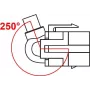 Keystone module USB 5 Gbit/s Type-A θηλυκό 250° σε Type-A αρσενικό καλώδιο 0,5 m DELOCK