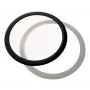 Στρογγυλό φίλτρο σκόνης DEMCiflex 200 mm — DEMCiflex DF0496, μαύρο/λευκό