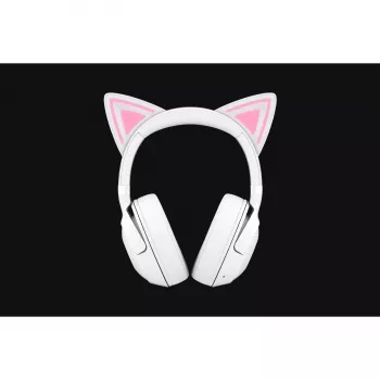 Ασύρματο gaming headset Razer Kraken Kitty V2 BT λευκό με Bluetooth, THX Spatial Audio, φωτισμό RGB