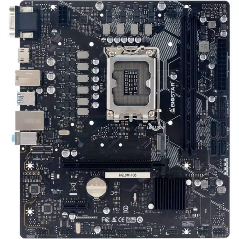 BIOSTAR H610MHD5 DDR5 Micro-ATX Μητρική