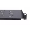 Ράφι rack Extralink Extralink Shelf 1U 250mm Μαύρο 19 inch