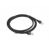 Καλώδιο δικτύου LANBERG PCU5-10CC-0200-BK RJ-45 Cat5e U/UTP 2 m Μαύρο