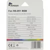 INTER-TECH Argus RS-051 RGB ανεμιστήρας κουτιού 120 mm, 900 σ.α.λ., μαύρος