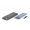 GEMBIRD EE2280-U3C-01 Gembird θήκη M.2 σε USB 3.0, αλουμίνιο, μαύρη