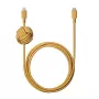 Καλώδιο USB-A σε Lightning Native Union Night — 3 m, κίτρινο
