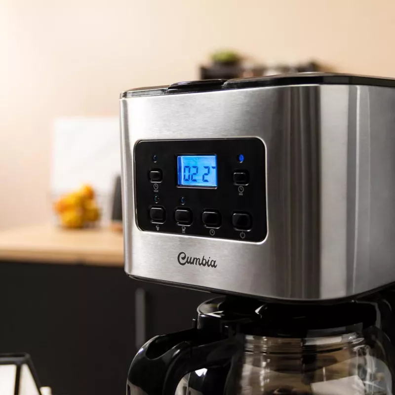 Coffee 66 Smart Plus, μηχανή φίλτρου μαύρο/ανοξείδωτο ατσάλι, προγραμματιζόμενη