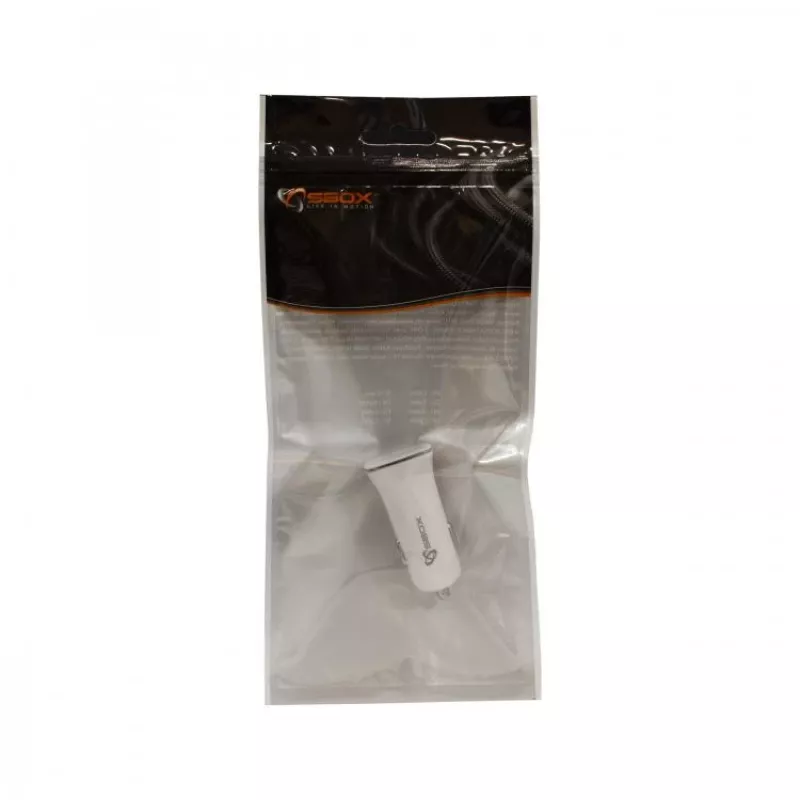 Τροφοδοτικό SBOX DD-CC-224-W λευκό — SBOX φορητός φορτιστής συσκευών
