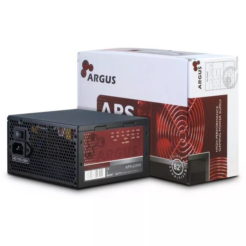 Τροφοδοτικό Inter-Tech Argus APS 620 W 20+4 Pin ATX ATX Μαύρο