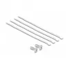 DeLOCK patch panel 10 ιντσών 8 port Cat.6A 0,5U μαύρο