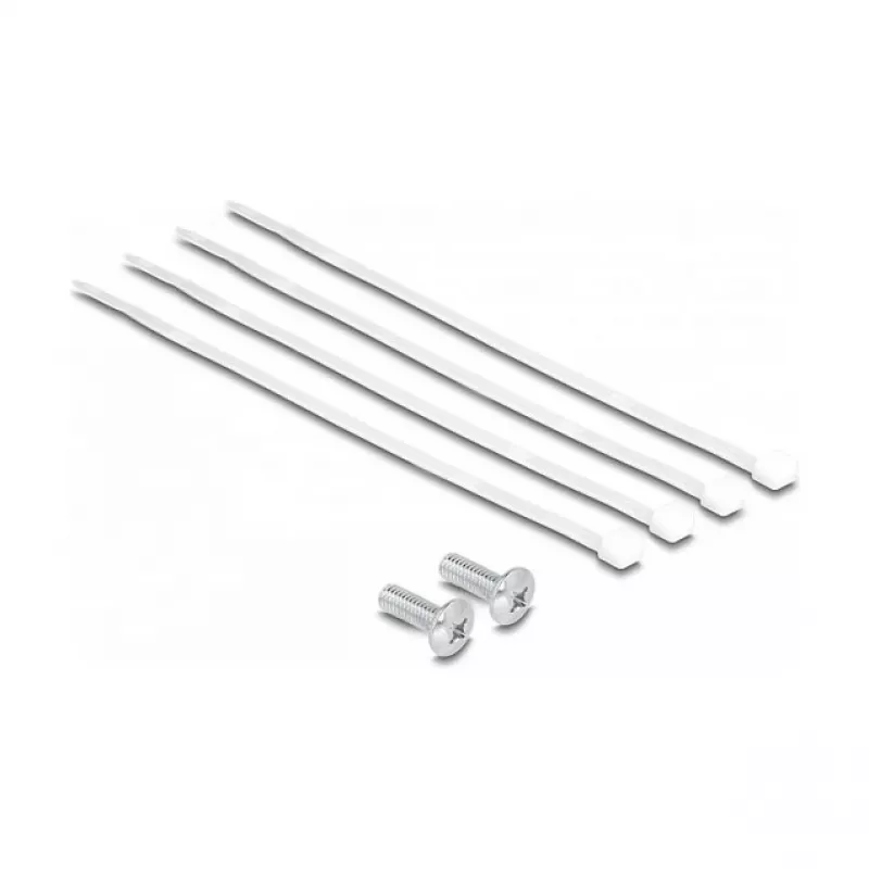 DeLOCK patch panel 10 ιντσών 8 port Cat.6A 0,5U μαύρο