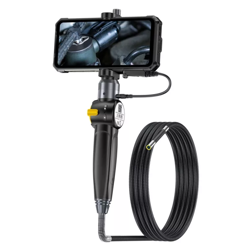 Ulefone uSmart E03 UF-EC03 ενδοσκοπική κάμερα, 1280x720 HD, καθοδηγούμενος αισθητήρας 180° προς δύο κατευθύνσεις, 6 LED, IP67, ημιάκαμπτο καλώδιο 1 m