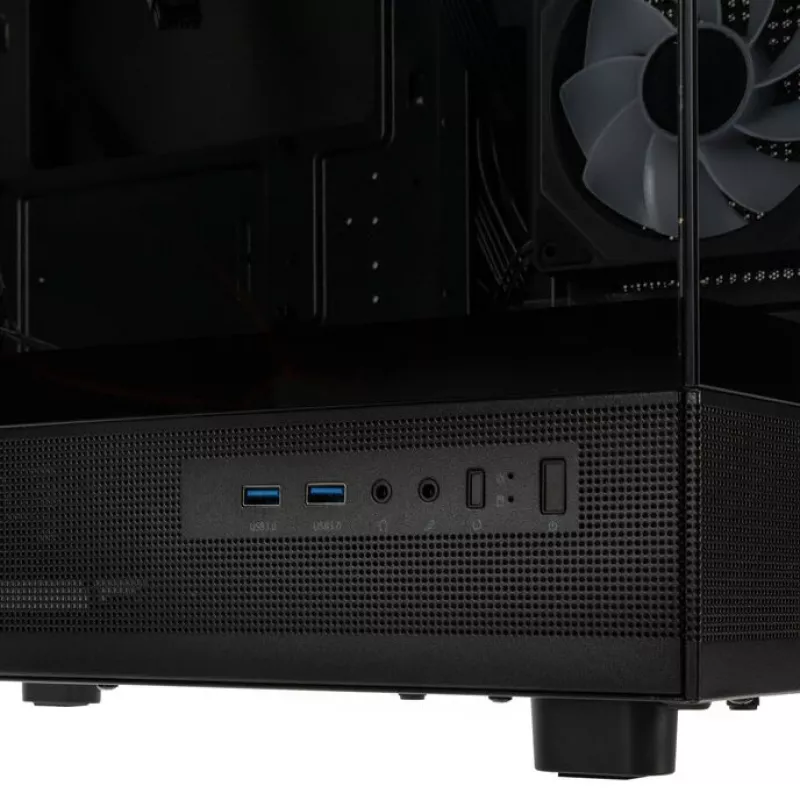 GSI SmartAssembly ARGB Κουτί Micro-ATX με γυαλί - 650W