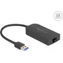 DeLOCK 66045 Προσαρμογέας USB 5 Gbps Type-A σε 2,5 Gigabit LAN RJ45 Μαύρο