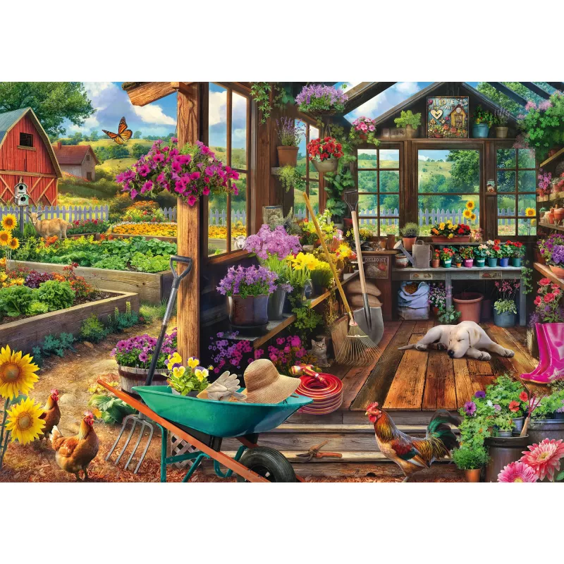 Jeff Haynie: Gartenhaus, παζλ 1000 τεμ.