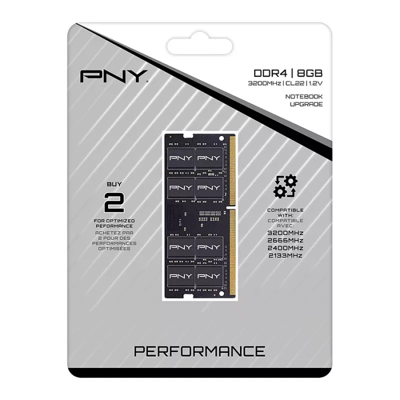 PNY Performance - DDR4 - μονάδα - 8 GB - SO DIMM 260-PIN