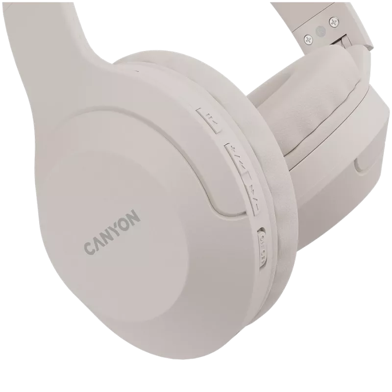 Canyon Bluetooth Headset BTHS-3 On-Ear/Stereo/BT5.1 μπεζ retail (CNS-CBTHS3BE)