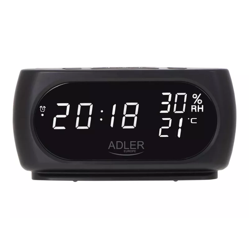 Adler AD 1186 Ξυπνητήρι Ψηφιακό ξυπνητήρι Μαύρο