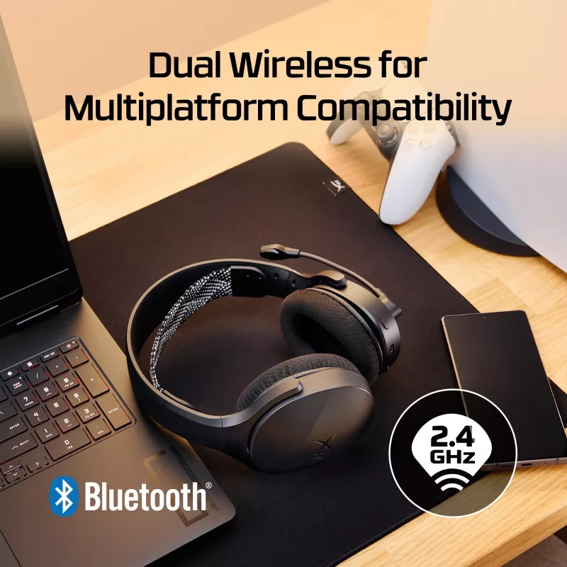 HyperX Cloud Jet - Ασύρματο gaming headset (μαύρο)