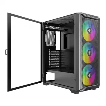 Κουτί|XILENCE|ATX/micro ATX/Mini-ITX|Μαύρο|Midi Tower|PC|XG161
