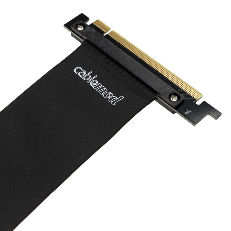 CableMod CM-VPB-2DK-R κάθετη βάση κάρτας γραφικών με καλώδιο riser PCIe x16, 2x DisplayPort, μαύρη