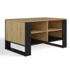 Τραπέζι σαλονιού top e shop Topeshop STOLIK KAWOWY ŁAWA MODERN 4P Δρυς Artisan Czern