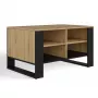 Τραπέζι σαλονιού top e shop Topeshop STOLIK KAWOWY ŁAWA MODERN 4P Δρυς Artisan Czern
