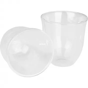 De’Longhi 5513214601 Ποτήρι καφέ Διαφανές 2 τεμ. 190 ml