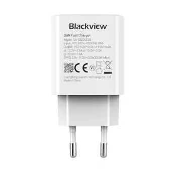 Φορτιστής BLACKVIEW CHAR-33W/BV USB-C 33W γρήγορη φόρτιση, μαύρο