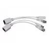 Προσαρμογέας PoE Gembird PP12-POE-0.15M-W