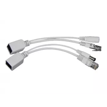 Προσαρμογέας PoE Gembird PP12-POE-0.15M-W