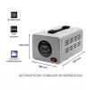 Qoltec 50724 Αυτόματος σταθεροποιητής τάσης AVR 2000VA