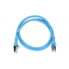 Καλώδιο Patch LAN Extralink Κατ.6A RJ-45 Cat6a 1m Μπλε