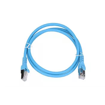 Καλώδιο Patch LAN Extralink Κατ.6A RJ-45 Cat6a 1m Μπλε