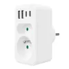 Πολύπριζο MACLEAN MCE249 F/W – 2x πρίζες ρεύματος (16A + 6A) και 4x USB (2x A, 2x C PD 20W)