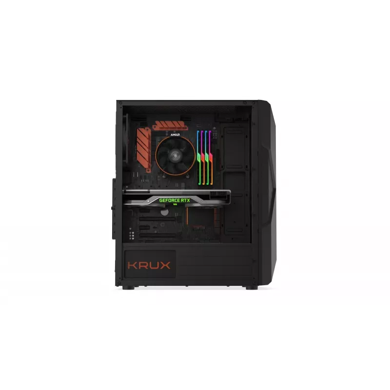 Krux ASTRAL - PC - Μαύρο - ATX - micro ATX - Mini-ITX - Gaming - 15,9 cm - 29 cm