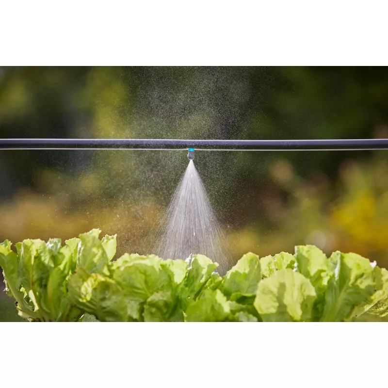 Σταλάκτης άρδευσης Gardena 13323-20 μαύρο τοποθέτηση σε άκρο γραμμής