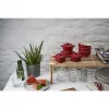 Staub Mini Cocotte Στρογγυλή, 4 τεμ. - 200 ml, Κόκκινο