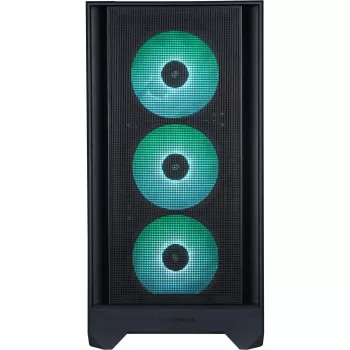 Κουτί PC Silentware Flow 110 A-RGB Μαύρο — Κουτί Mid-Tower, πλαϊνό πάνελ από σκληρυμένο γυαλί