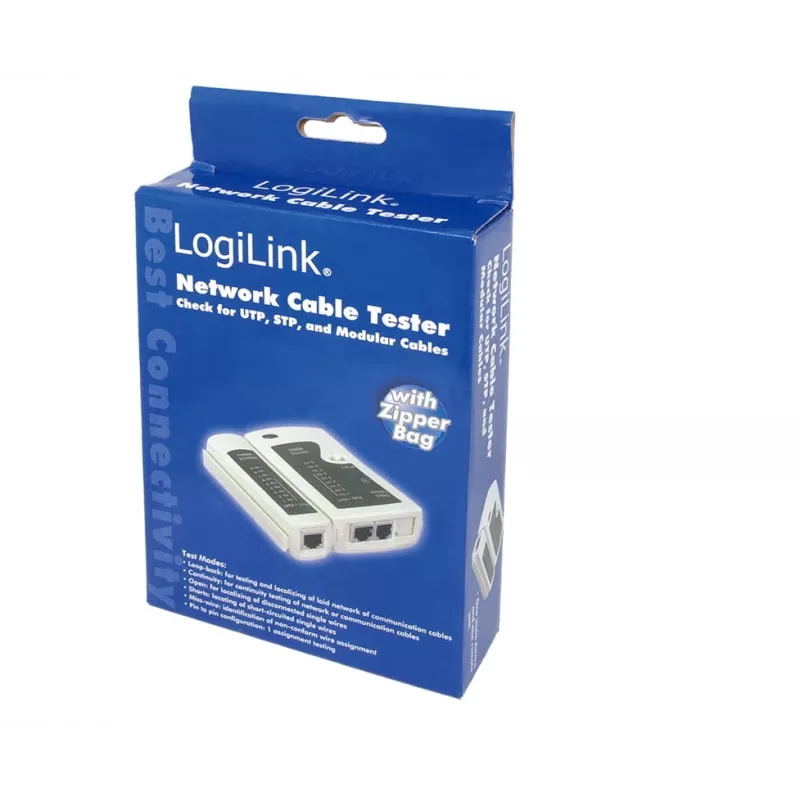 Ελεγκτής καλωδίων, LogiLink WZ0010, συσκευή ελέγχου καλωδίων δικτύου