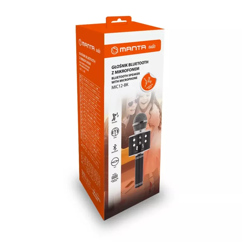 Manta MIC12-BK Μαύρο
